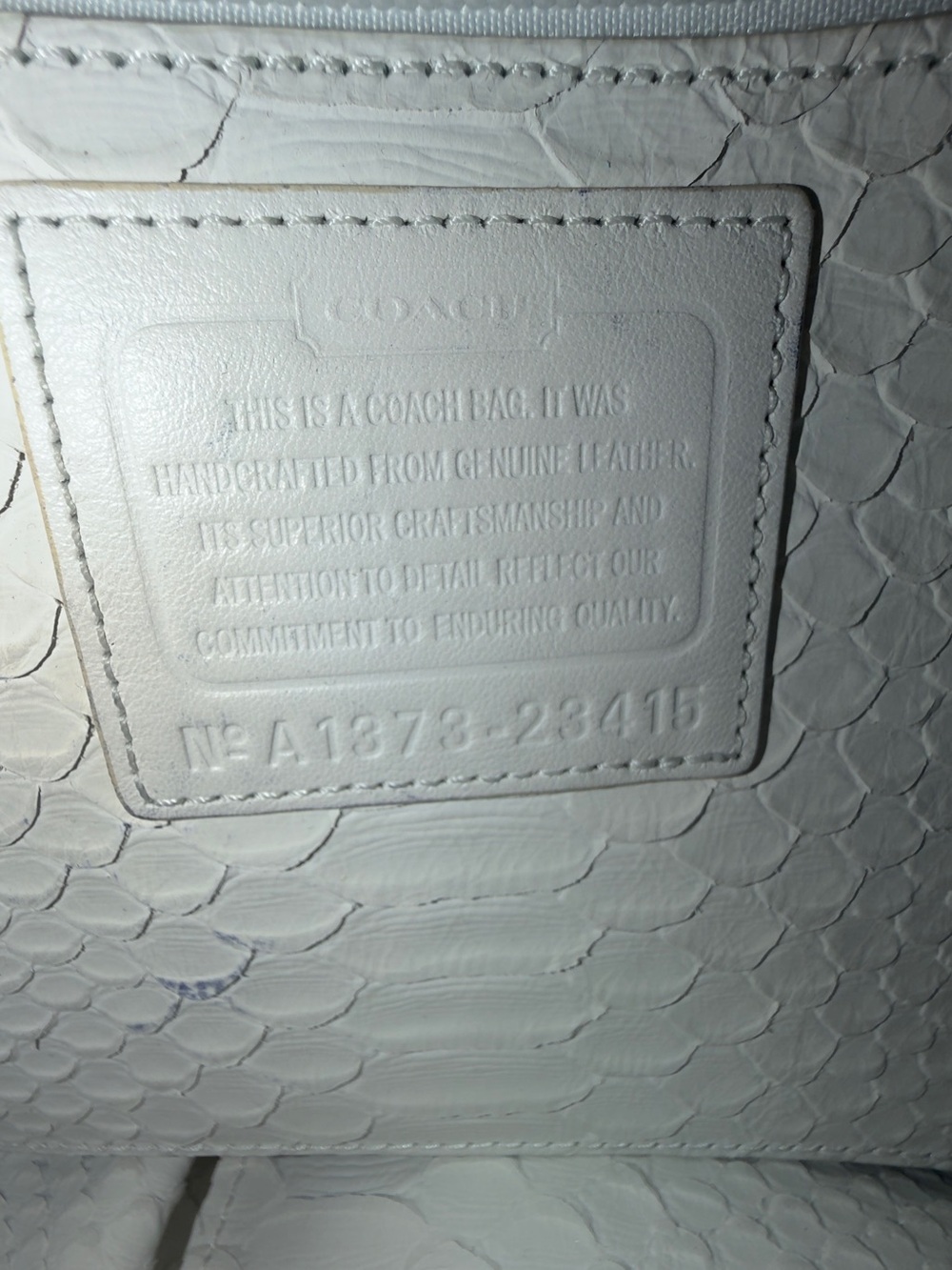 Coach Legacy Candace Python - Picture 3 of 11